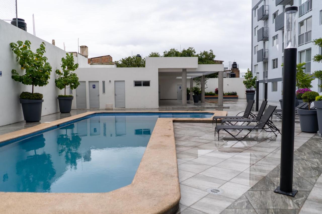 Departamento La Choza Central Pool In Gdl Downtown Guadalajara Exterior foto